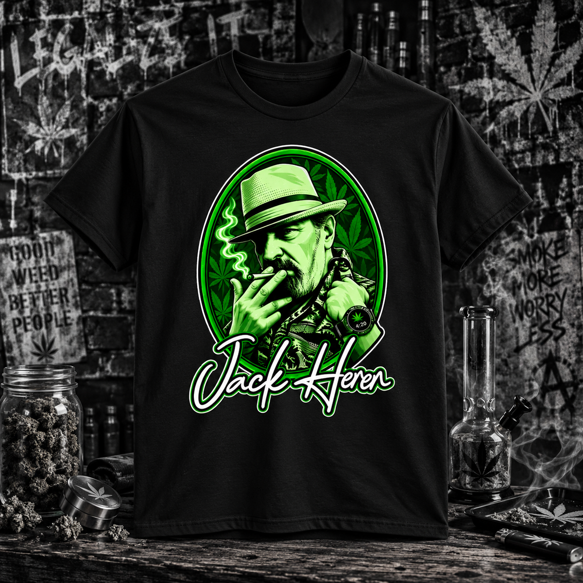 Jack Herer – The Emperor of Hemp Tribute Tee