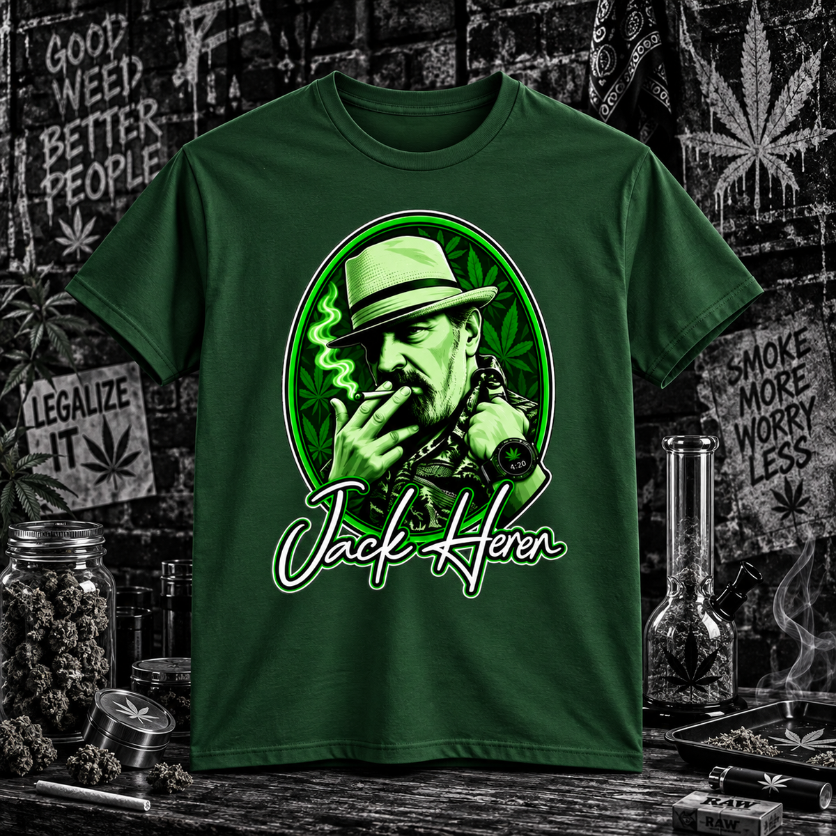 Jack Herer – The Emperor of Hemp Tribute Tee