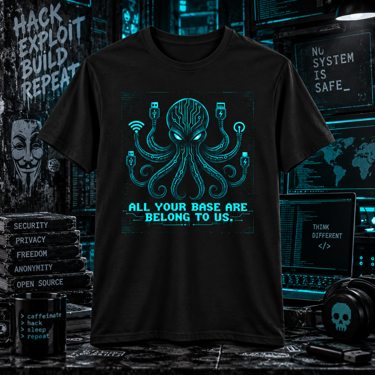 All Your Base Are Belong To Us - Retro Gamer Octopus