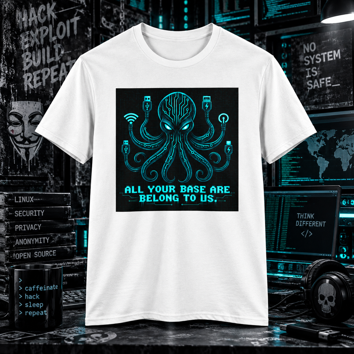 All Your Base Are Belong To Us - Retro Gamer Octopus
