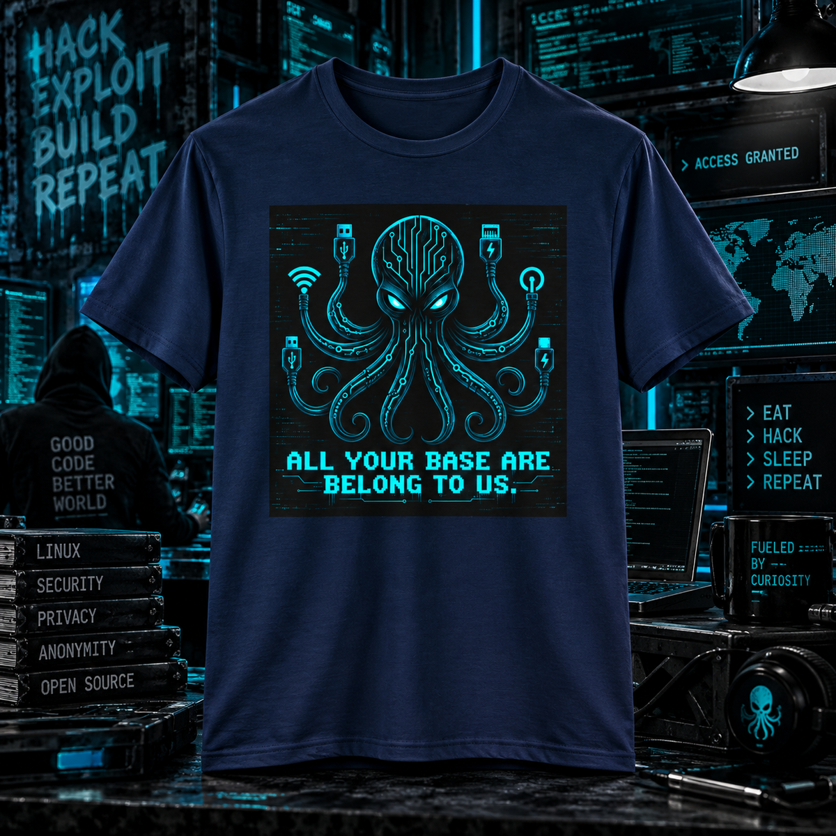 All Your Base Are Belong To Us - Retro Gamer Octopus