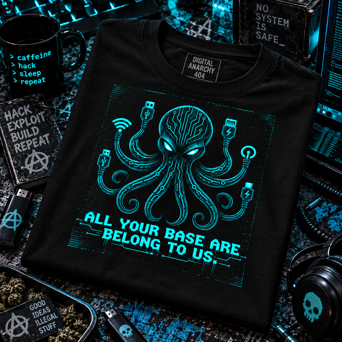 All Your Base Are Belong To Us - Retro Gamer Octopus