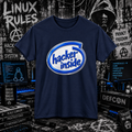 Hacker Inside – Retro Tech Logo Tee