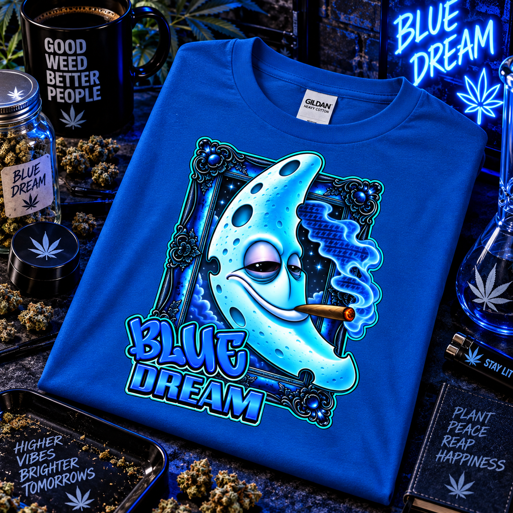 Blue Dream - Smoky Moon Graphic Shirt