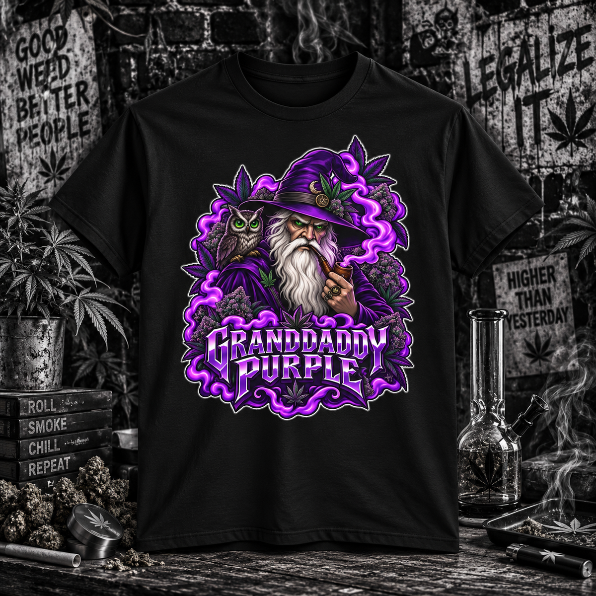 Granddaddy Purple - Retro Wizard Tee