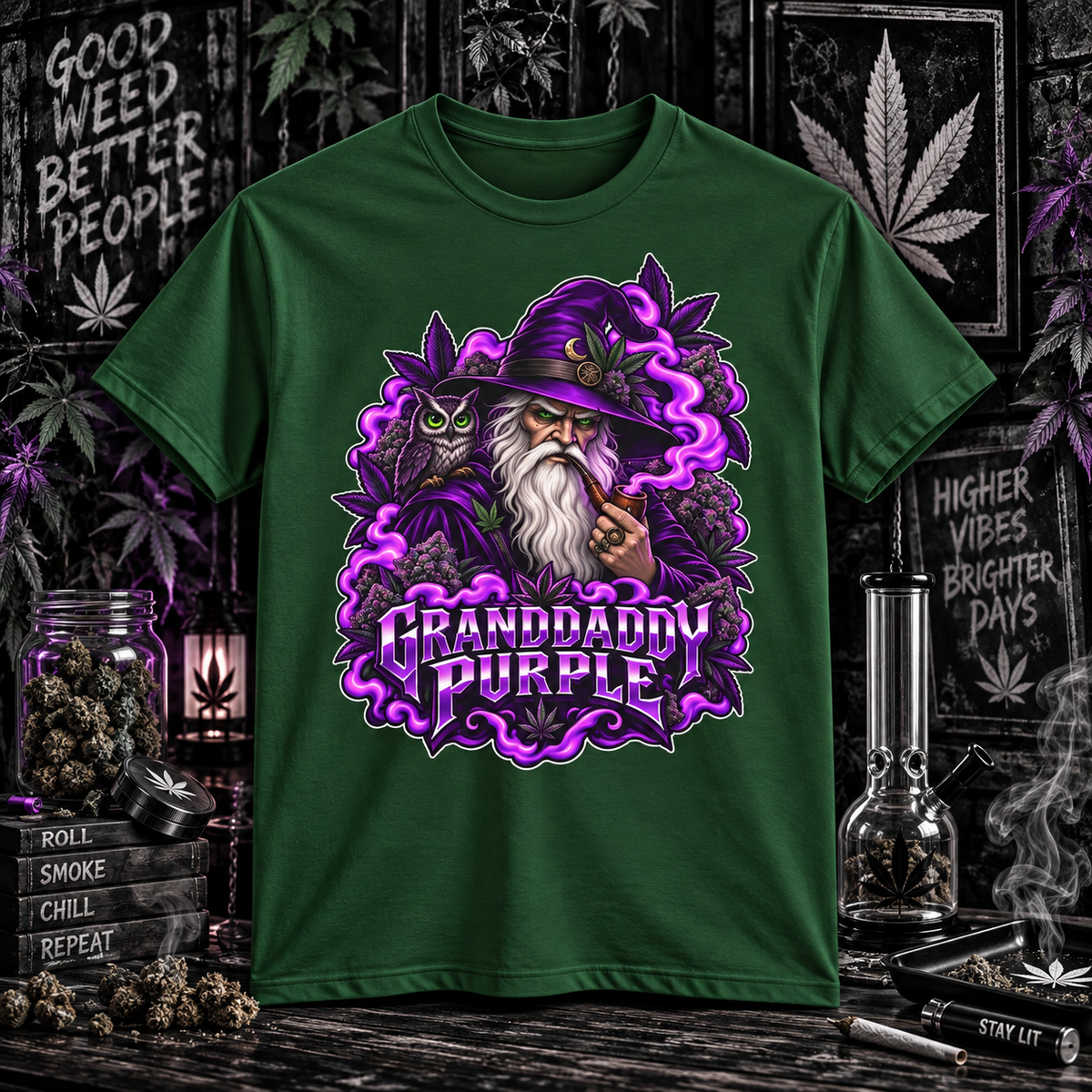 Granddaddy Purple - Retro Wizard Tee