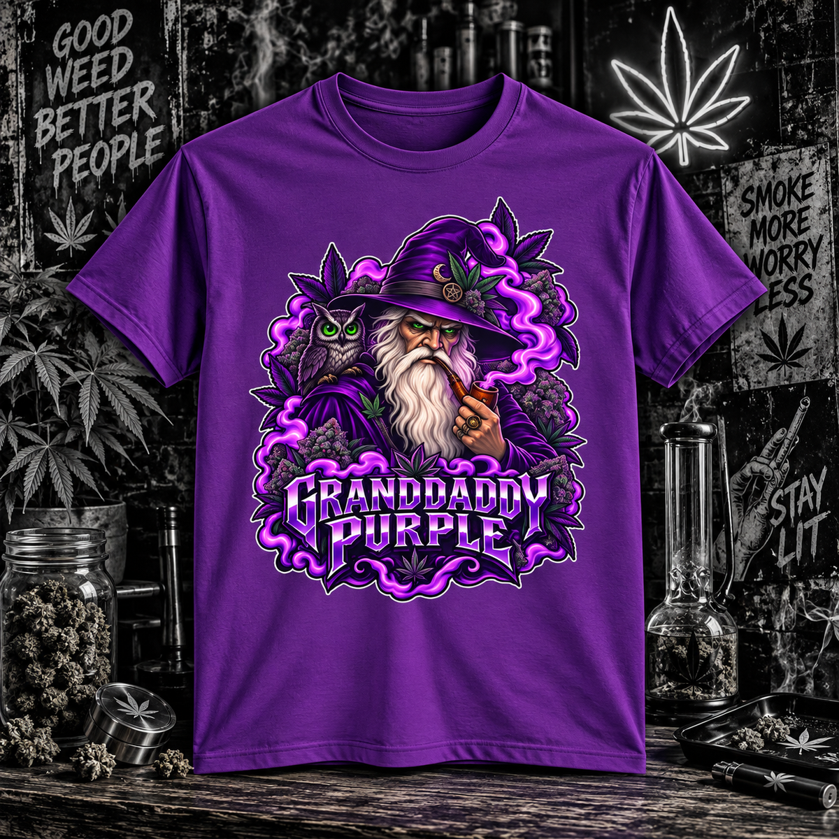 Granddaddy Purple - Retro Wizard Tee