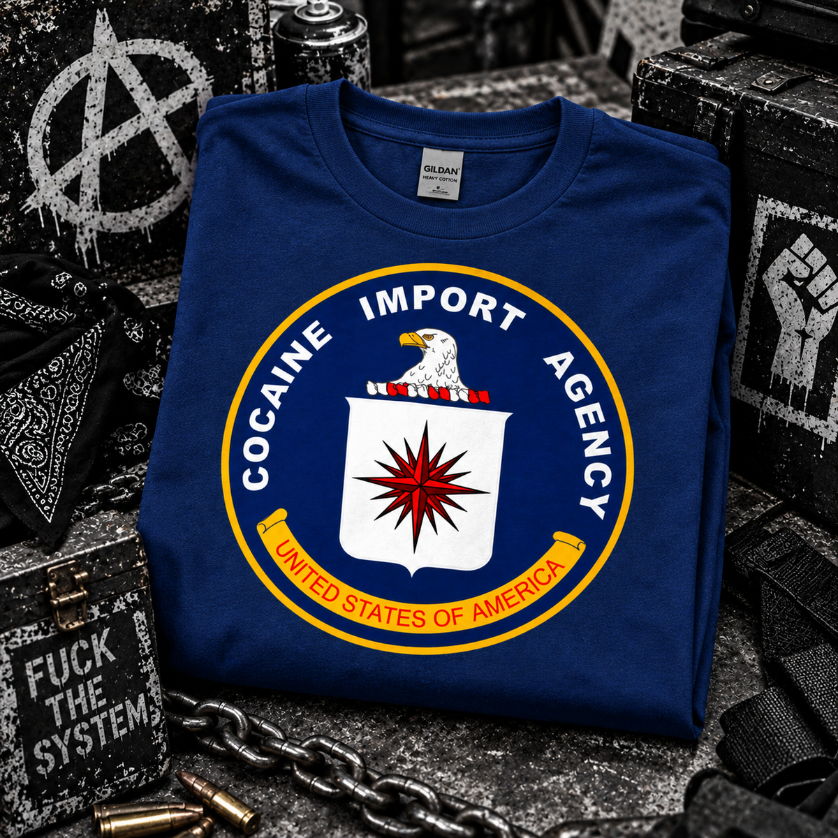 Cola Import Agency - Emblem Logo Tee