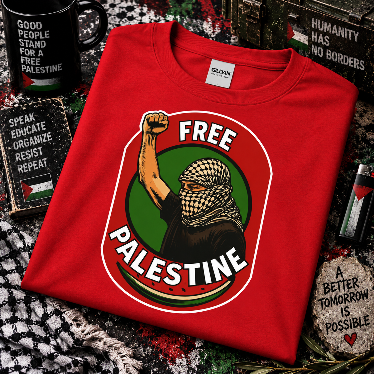 Free Palestine - Protest Graphic Tee