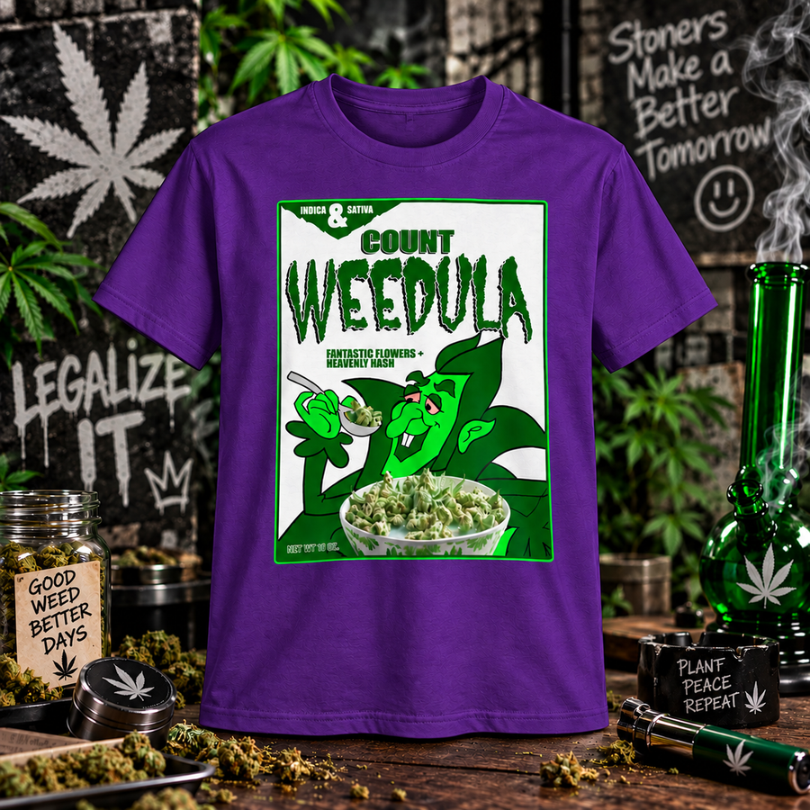 Count Weedula - Stoner Graphic Tee