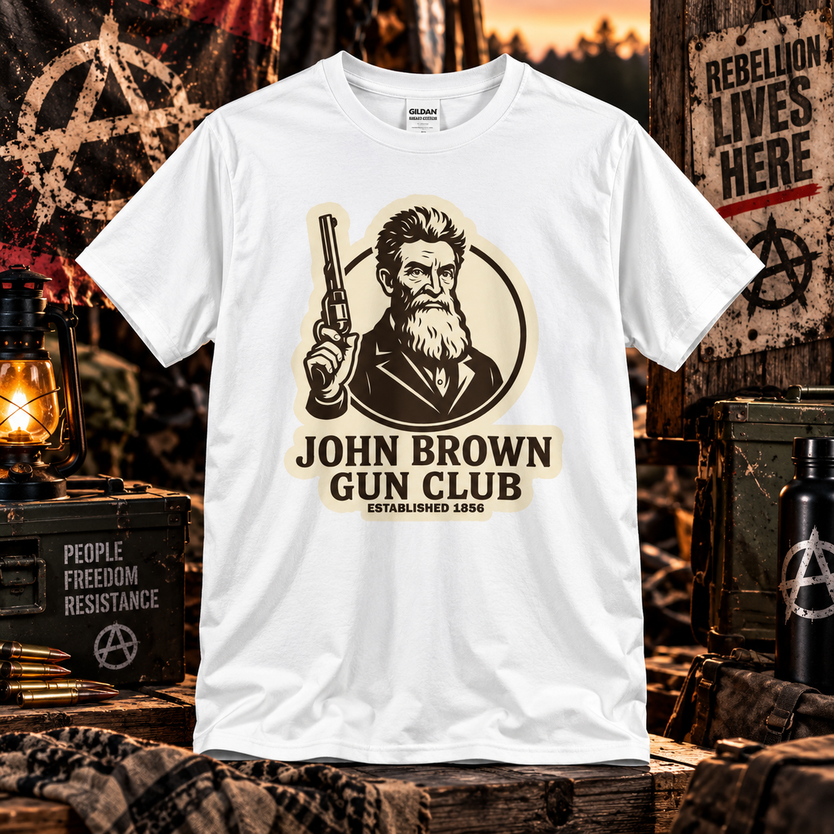 John Brown Gun Club – Established 1856 T-Shirt