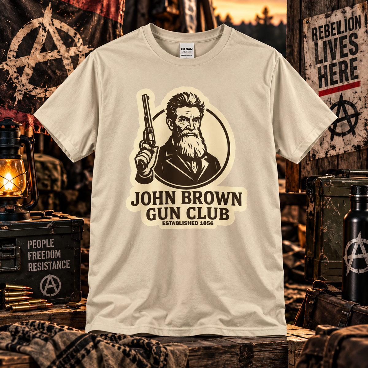 John Brown Gun Club – Established 1856 T-Shirt