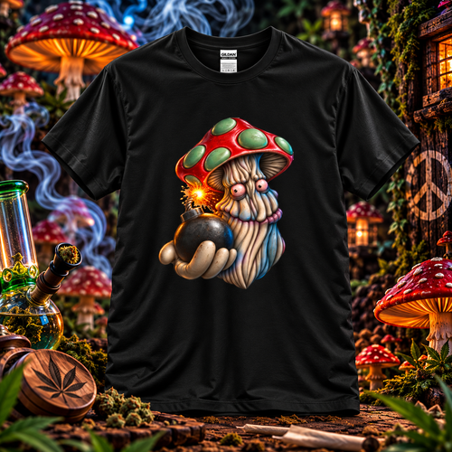 Bomb Shroomz – Explosive Mushroom T-Shirt