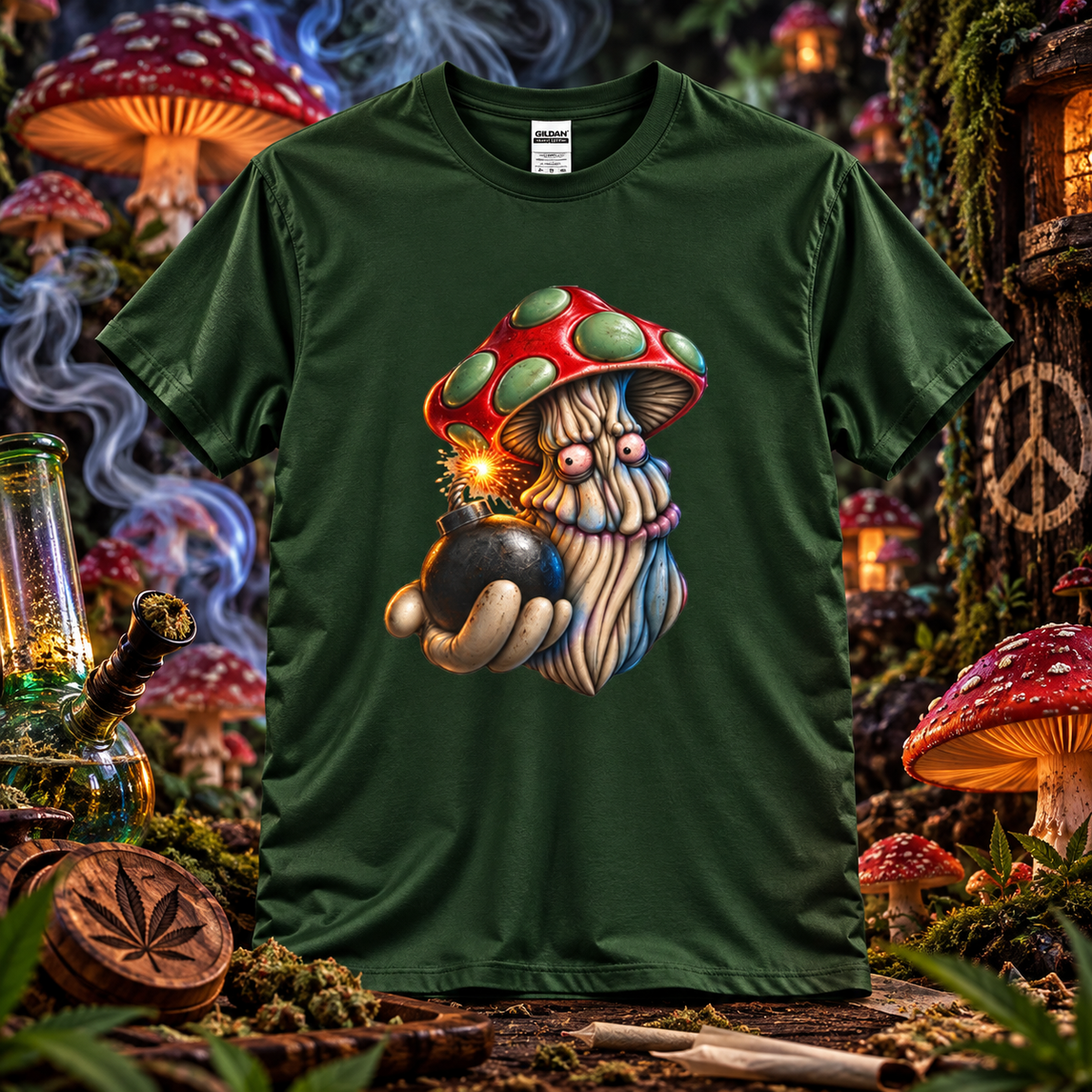 Bomb Shroomz – Explosive Mushroom T-Shirt