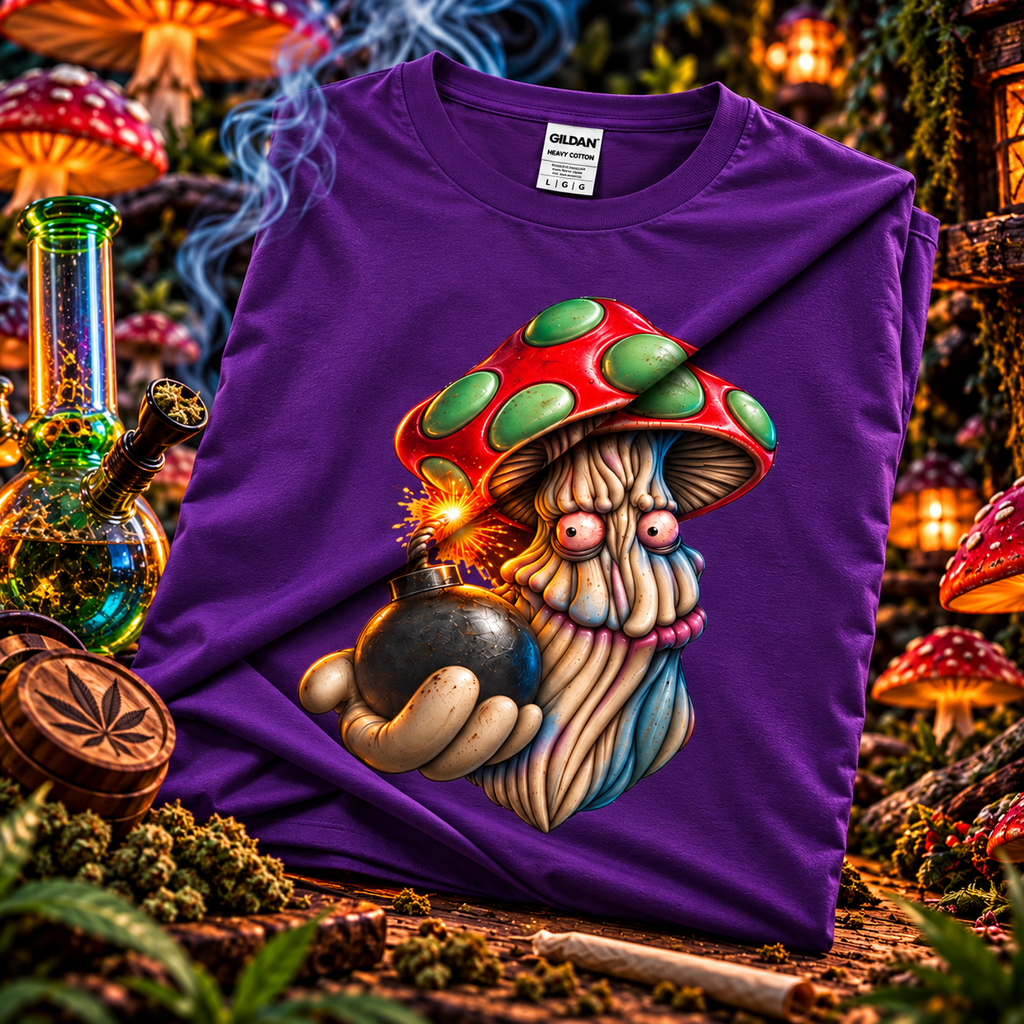 Bomb Shroomz – Explosive Mushroom T-Shirt