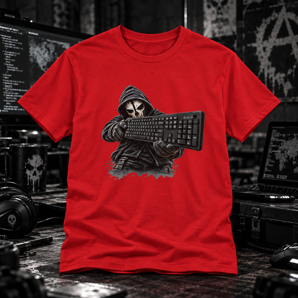 Weapon of Choice - Keyboard Hacker T-Shirt