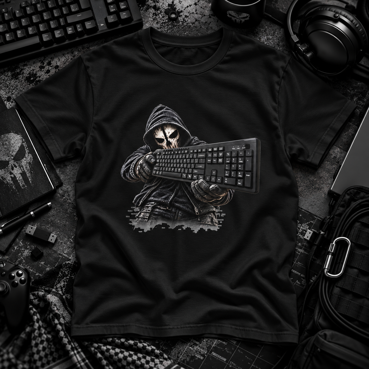 Weapon of Choice - Keyboard Hacker T-Shirt