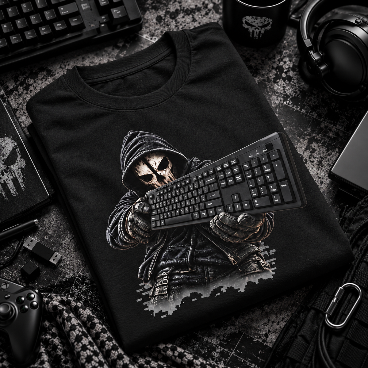 Weapon of Choice - Keyboard Hacker T-Shirt