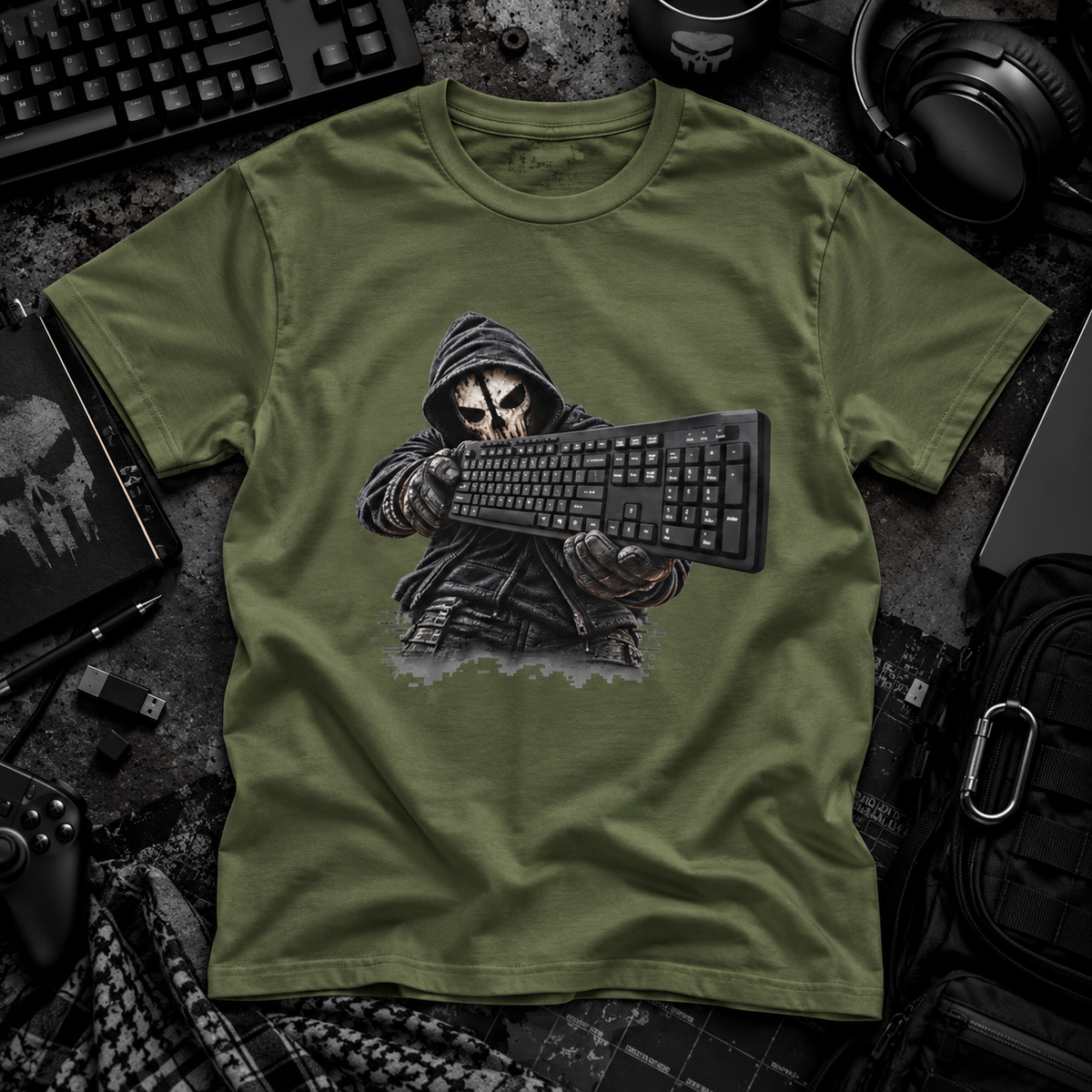 Weapon of Choice - Keyboard Hacker T-Shirt