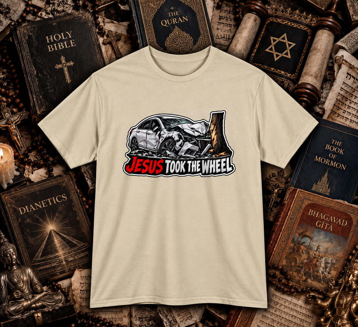 Jesus Took the Wheel - T-Shirt