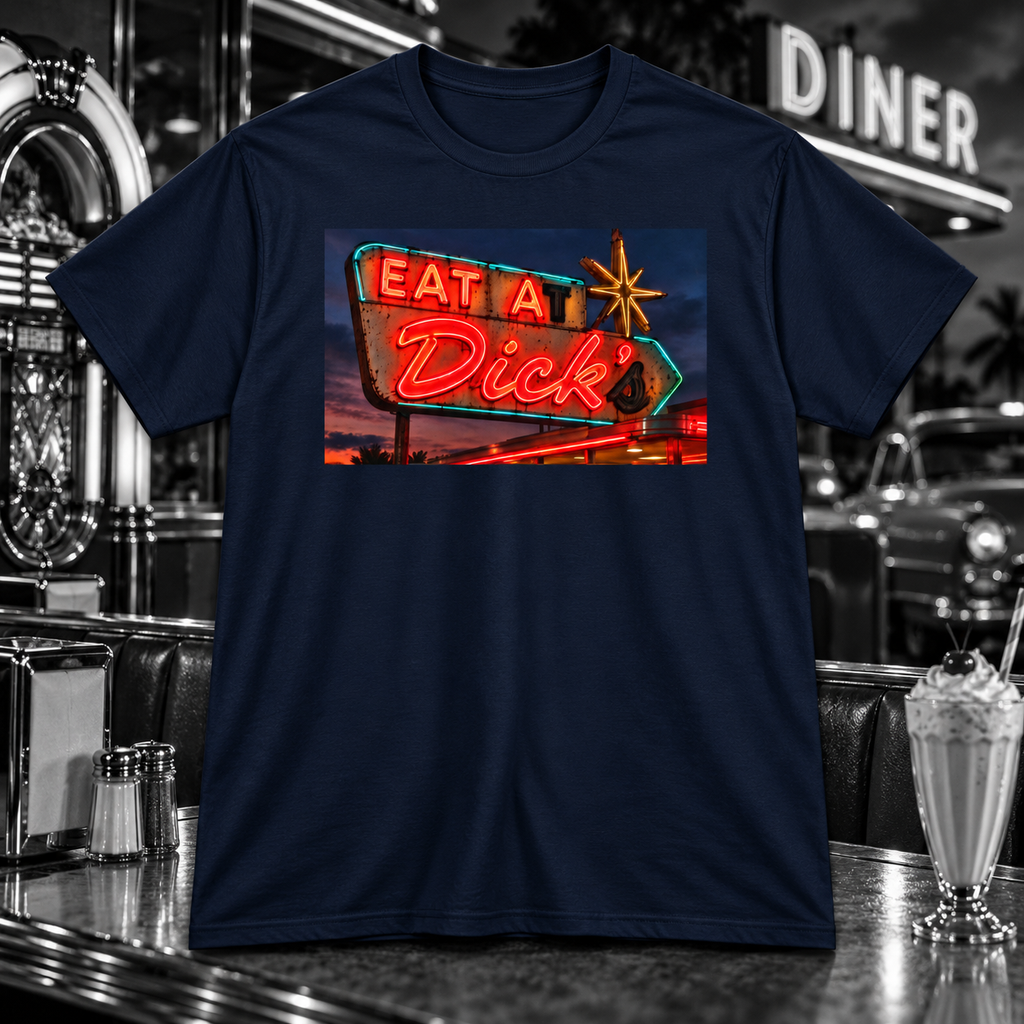 Eat at Dick’s – Vintage Neon T-Shirt