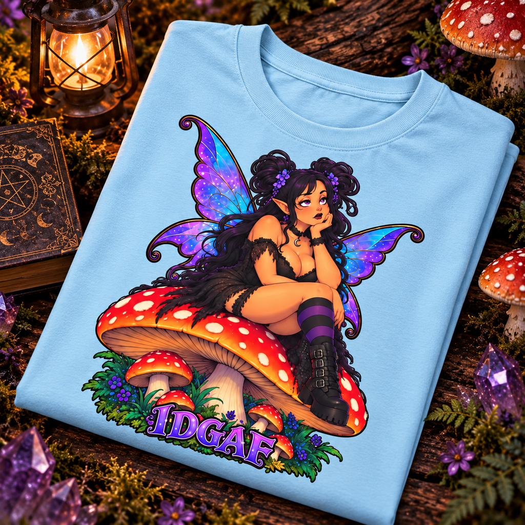 IDGAF Fairy – Zero Fucks Given T-Shirt