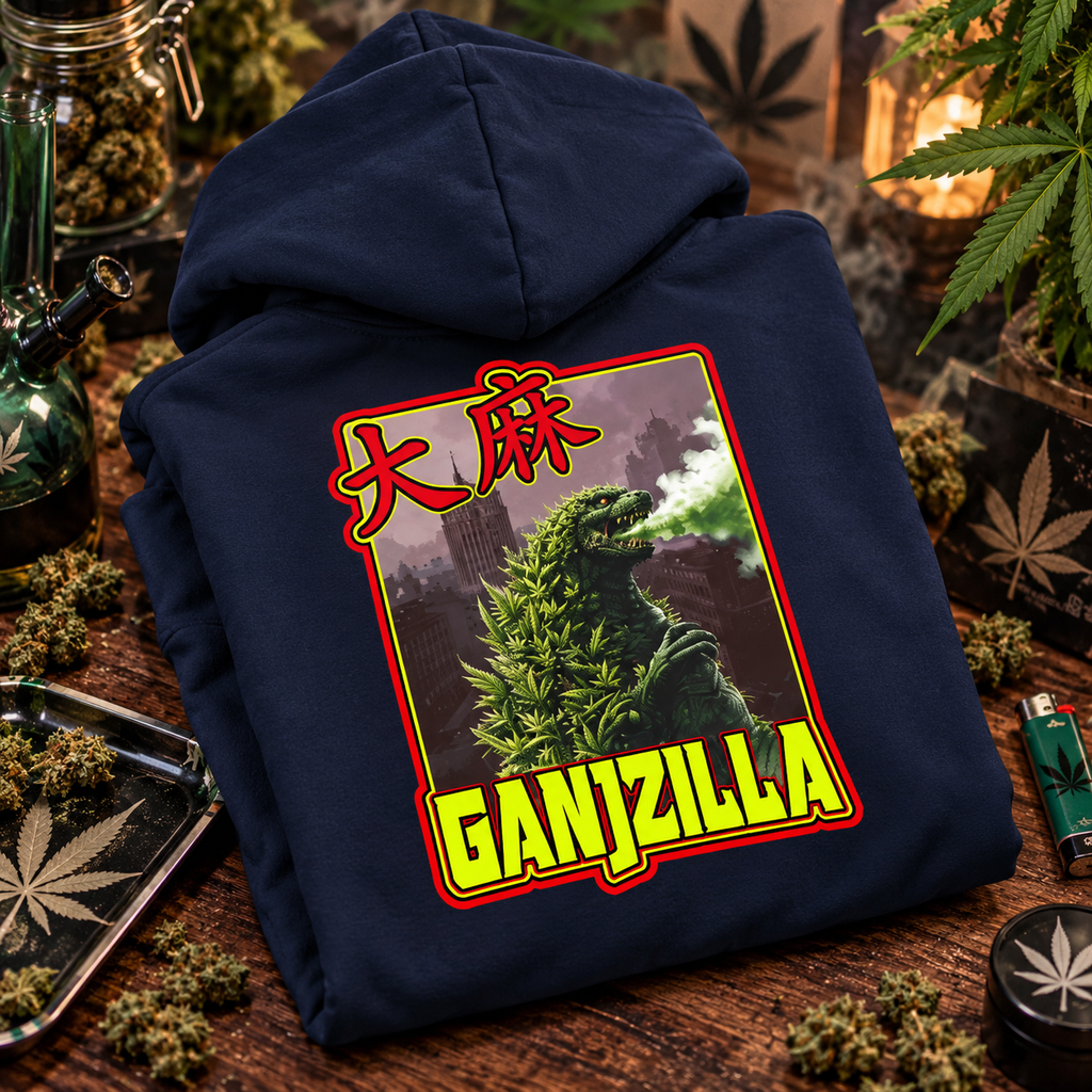 Ganjzilla Kaiju Kush Zip-Up Hoodie