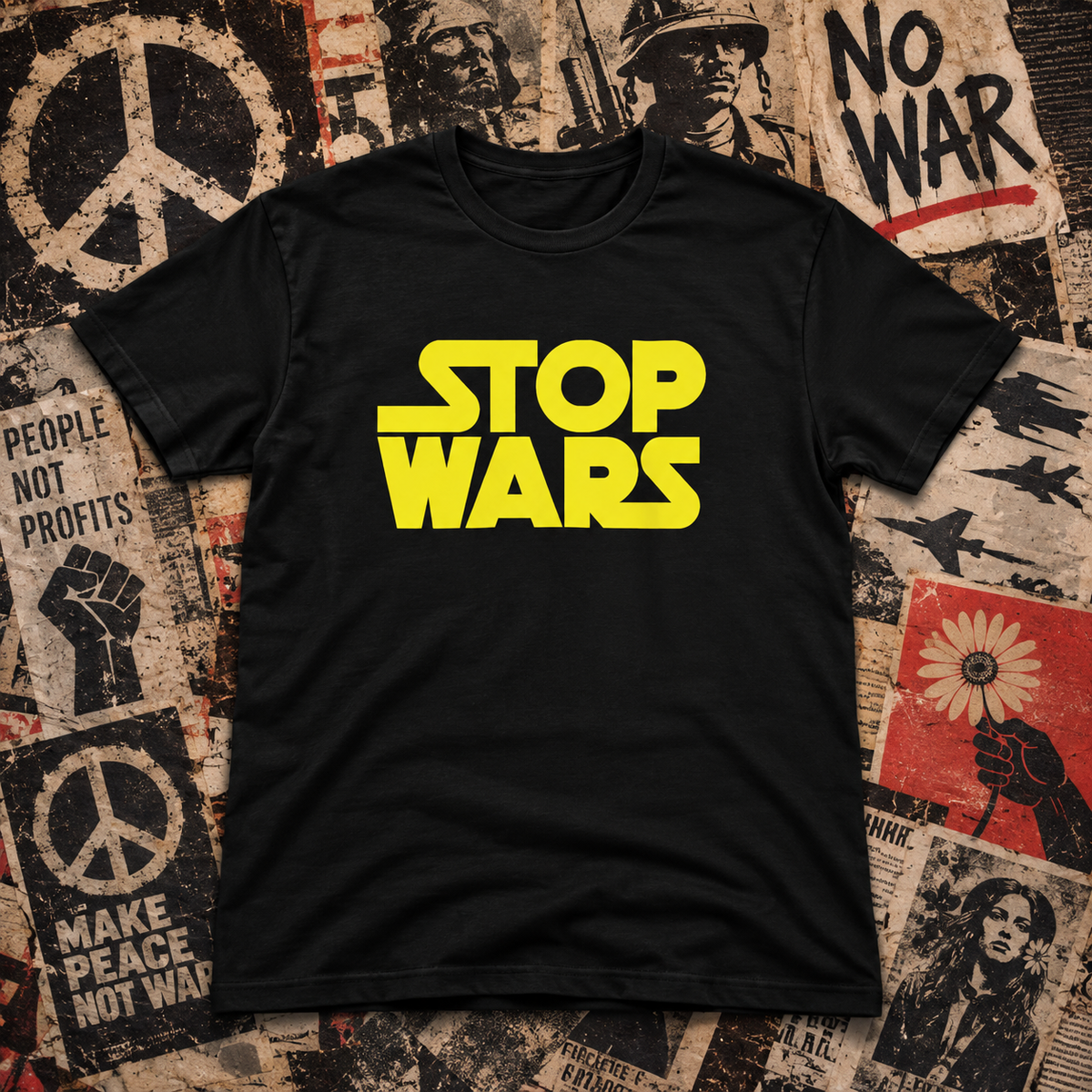 Stop Wars Anti-War Protest Tee