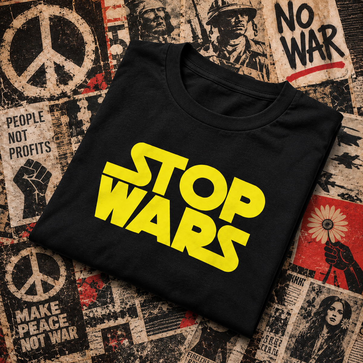 Stop Wars Anti-War Protest Tee