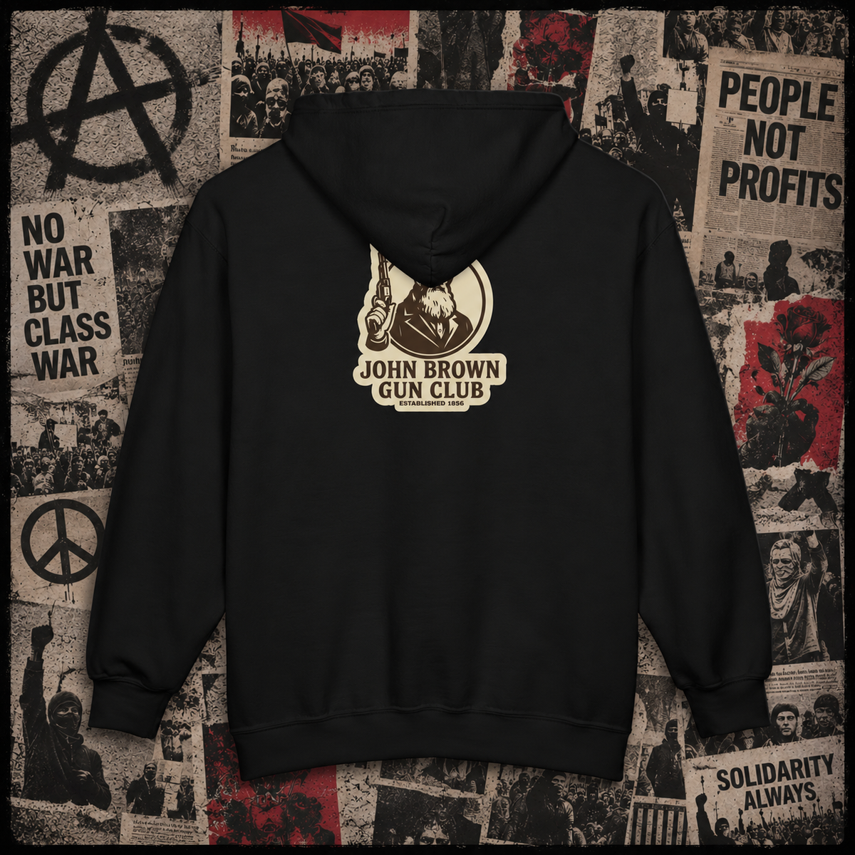 John Brown Gun Club Zip-Up Hoodie