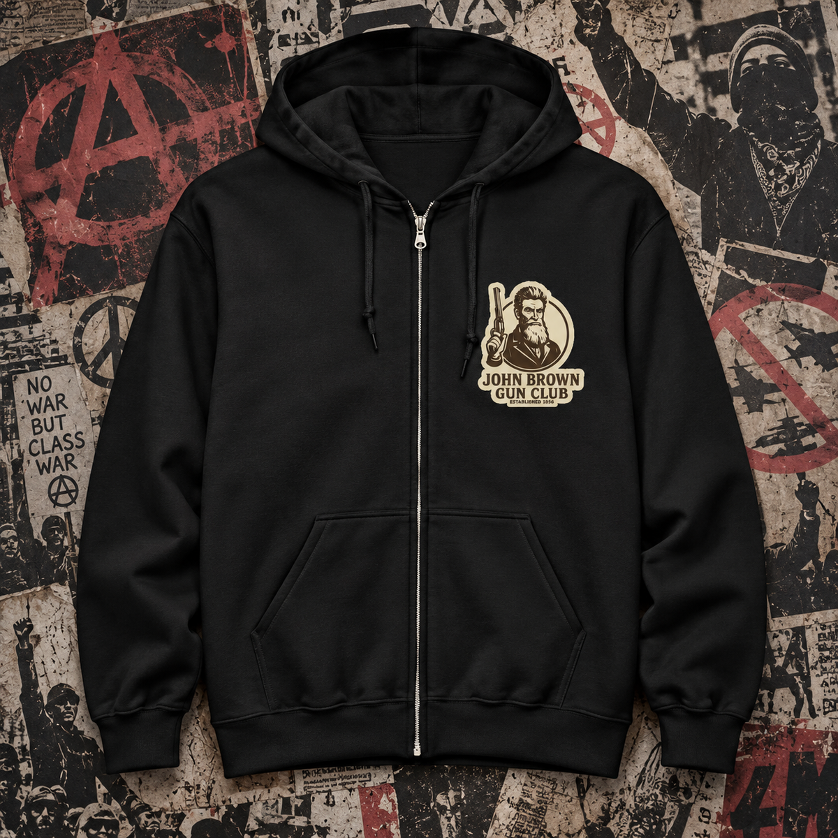 John Brown Gun Club Zip-Up Hoodie