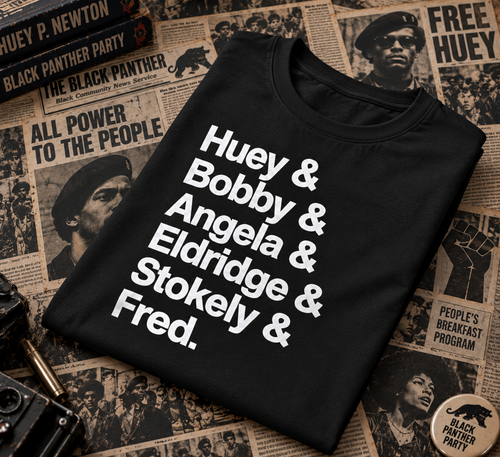 Black Panther Party Revolutionary Names Tee